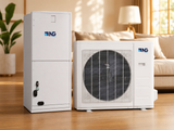 EZ Central 48,000 BTU Ducted Mini Split Heat Pump System, Air Handler + Condenser, 115/220V, R-454B, 16.0 SEER2