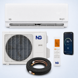 BLU+ 9,000 BTU Mini Split Heat Pump System, 115V, R-454B, 21.5 SEER2
