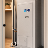 EZ Central 36,000 BTU Ducted Mini Split Heat Pump System, Air Handler + Condenser, 115/220V, R-454B, 16.1 SEER2
