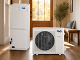 EZ Central 24,000 BTU Ducted Mini Split Heat Pump System, Air Handler + Condenser, 115/220V, R-454B, 18.1 SEER2