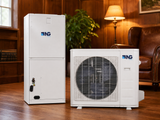 EZ Central 36,000 BTU Ducted Mini Split Heat Pump System, Air Handler + Condenser, 115/220V, R-454B, 16.1 SEER2