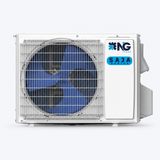 SAJA Multi-Zone 18,000 BTU Mini Split Heat Pump Condenser, 220V, R-32